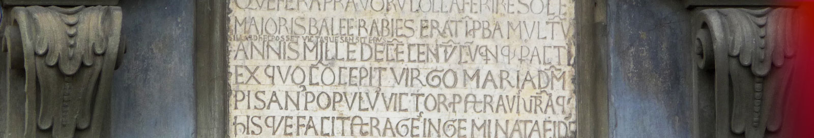 Epigrafe della Porta Aurea - Pisa e Islam